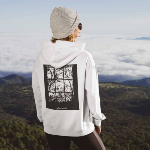 Destined to Suffer Hoodie, Destined to Suffer Glass Souls White Hoodie