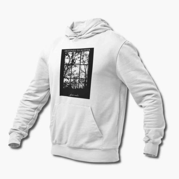 Destined to Suffer Hoodie, Destined to Suffer Glass Souls White Hoodie - Image 2