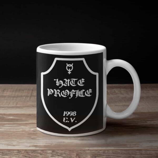 Hate Profile Coffee Mug, Hate Profile Logo Coffee Mug