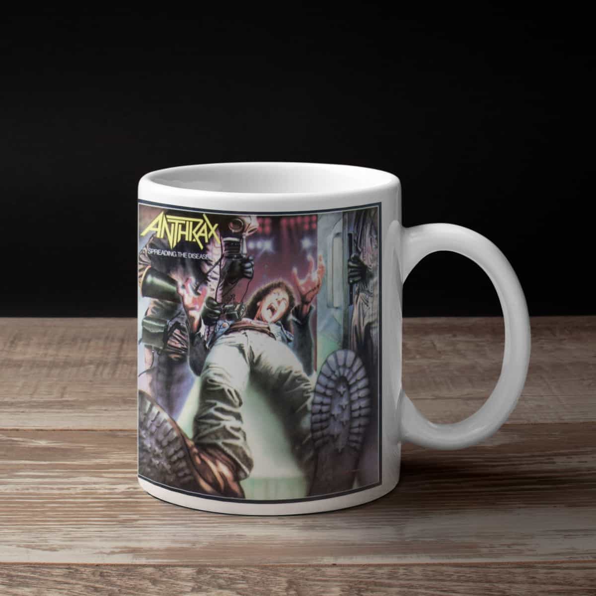 Anthrax Coffee Mug, Anthrax Spreading The Disease Coffee Mug