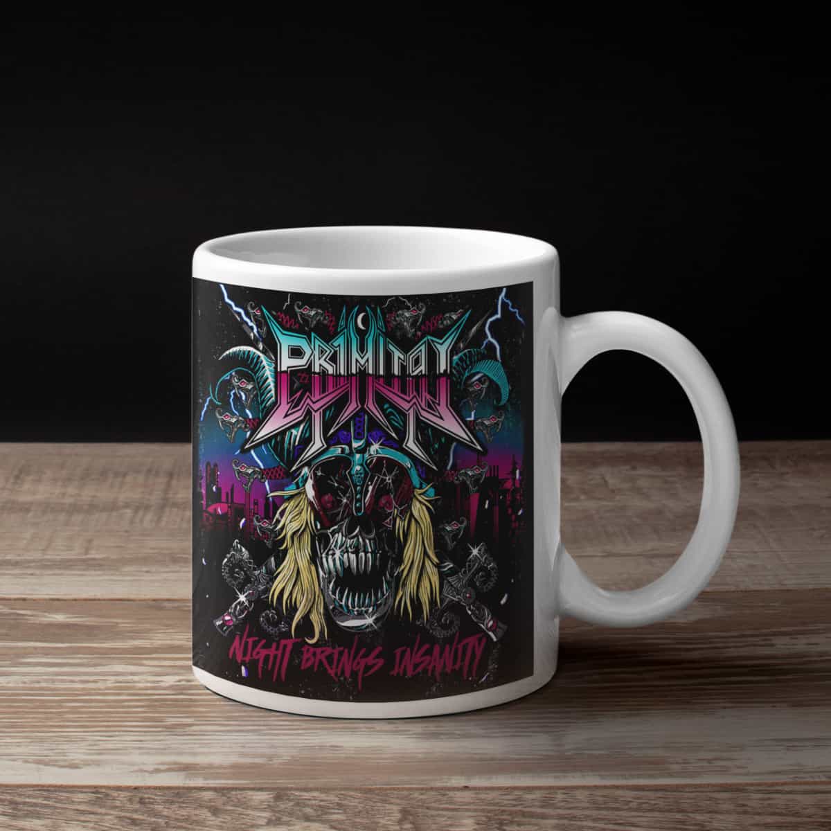 Primitai Coffee Mug, Primitai Night Brings Insanity Coffee Mug