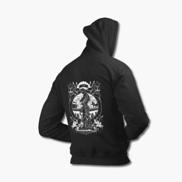 7 Deadly Sins Zip Hoodie, 7 Deadly Sins Limbo Artwork Black Zipper Hoodie