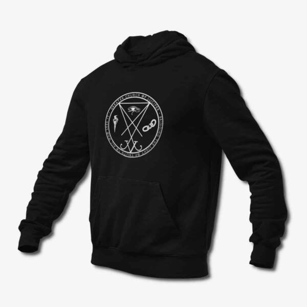 Lucifer Hoodie, Sigil of Lucifer Black Hoodie
