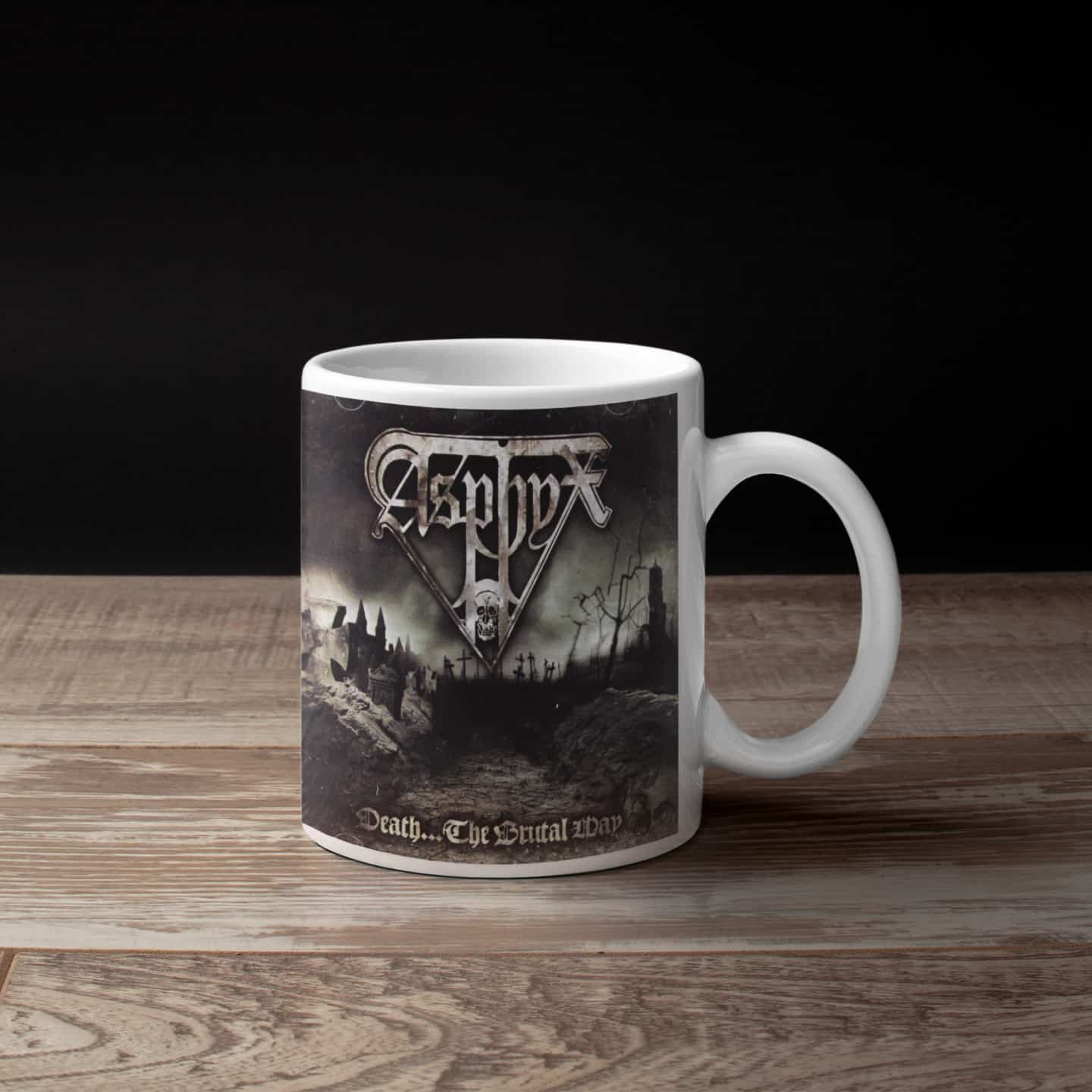 Asphyx Coffee Mug, Asphyx Death the Brutal Way Coffee Mug