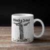 Black Jesus Coffee Mug, Black Jesus Malevolence Rising Coffee Mug