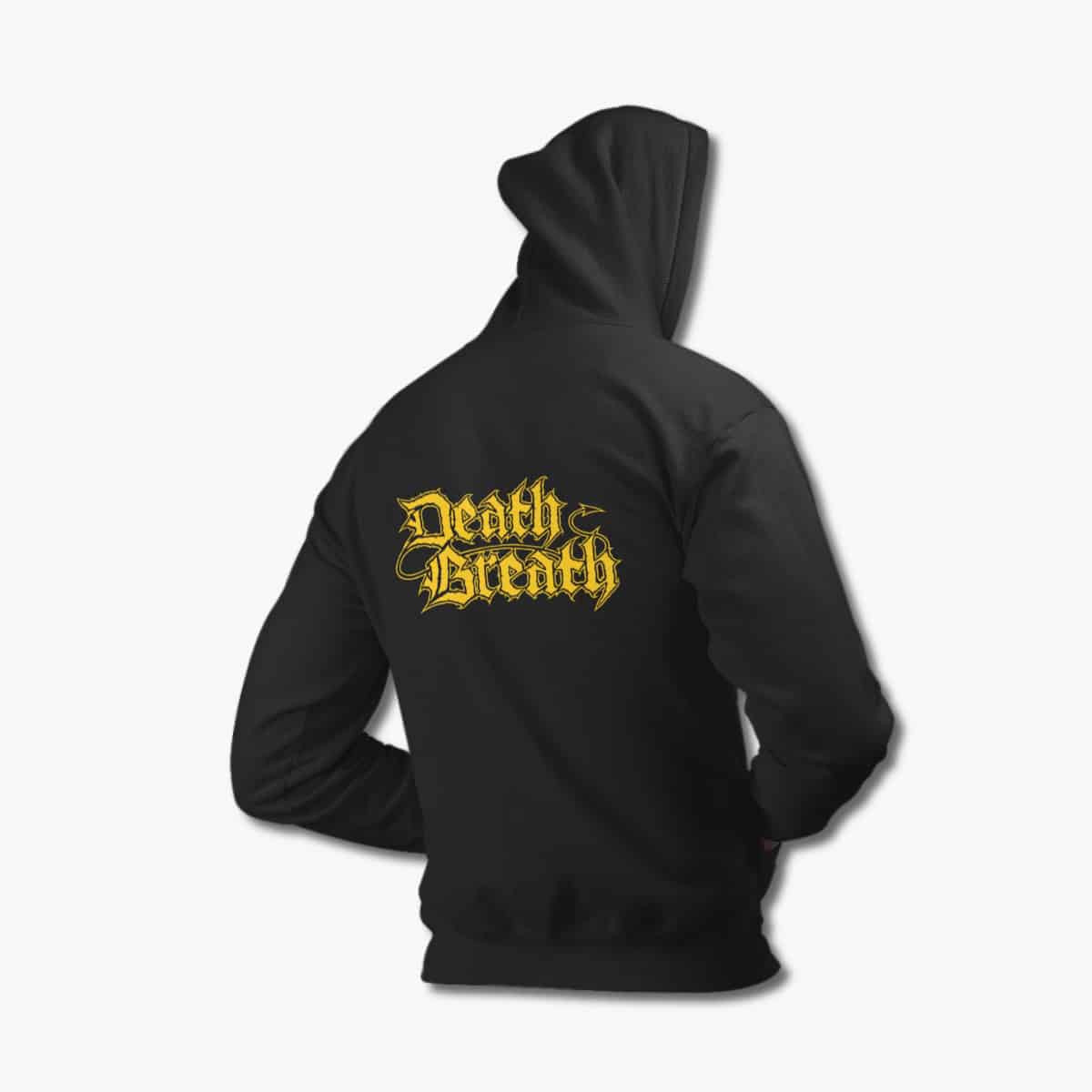 Death Breath Hoodie, Death Breath Logo Black Hoodie