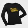 Death Breath Long Sleeve T-Shirt, Death Breath Logo Black Longsleeve