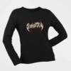 Sinister Long Sleeve T-Shirt, Sinister Logo Black Longsleeve