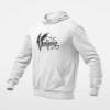 Vampire Hoodie, Vampire Logo White Hoodie
