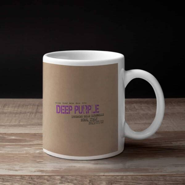 Deep Purple Coffee Mug, Deep Purple Live In Rome 2013 Coffee Mug