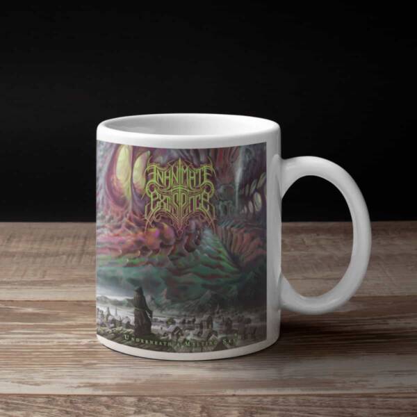 Inanimate Existence Coffee Mug, Inanimate Existence Underneath A Melting Sky Coffee Mug
