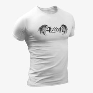 Abaddon T-Shirt, Abaddon Logo White T-Shirt