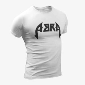 Abra T-Shirt, Abra Logo White T-Shirt
