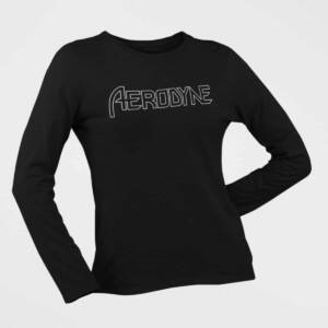 Aerodyne Logo Black Long Sleeve T-Shirt