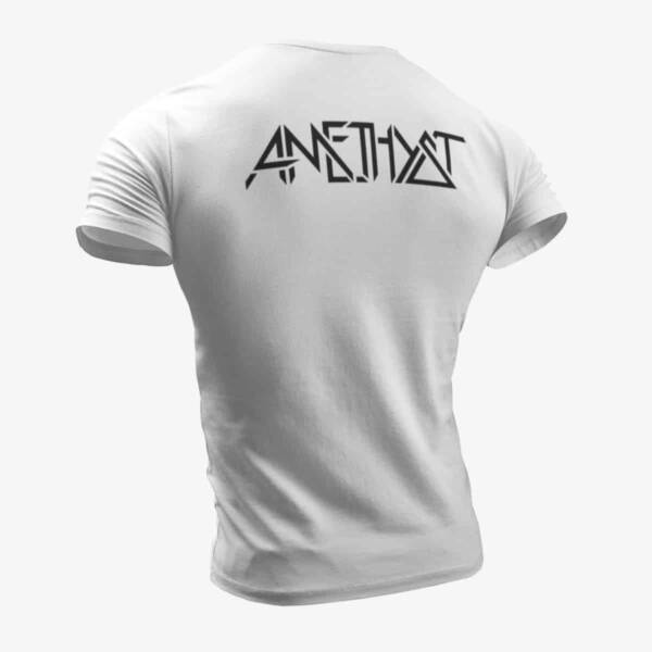 Amethyst T-Shirt, Amethyst Logo White T-Shirt