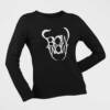 Bow Wow Long Sleeve T-Shirt, Bow Wow Logo Black Long Sleeve T-Shirt