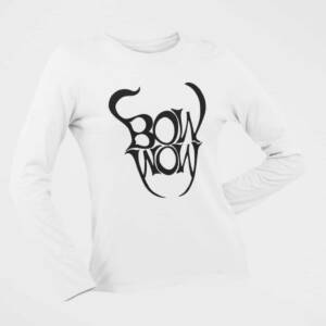 Bow Wow Long Sleeve T-Shirt, Bow Wow Logo White Long Sleeve T-Shirt