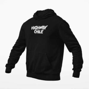 Highway Chile Hoodie, Highway Chile Logo Black Hoodie