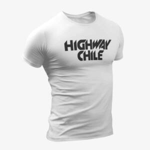 Highway Chile T-Shirt, Highway Chile Logo White T-Shirt