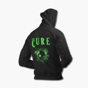 The Cure Zip Hoodie, The Cure Band Black Zipper Hoodie