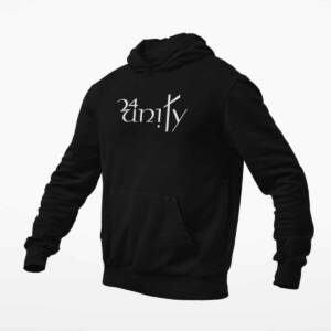 24Unity Hoodie, 24Unity Logo Black Hoodie