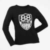 88 Mile Trip Long Sleeve T-Shirt, 88 Mile Trip Logo Black Long Sleeve T-Shirt