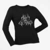 Abbey ov Thelema Long Sleeve T-Shirt, Abbey ov Thelema Logo Black Long Sleeve T-Shirt
