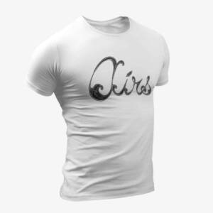 Airs T-Shirt, Airs Logo White T-Shirt