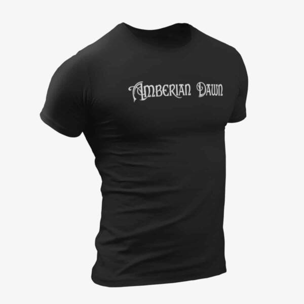 Amberian Dawn T-Shirt, Amberian Dawn Logo Black T-Shirt