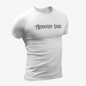 Amberian Dawn T-Shirt, Amberian Dawn Logo White T-Shirt