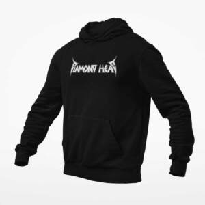 Diamond Head Hoodie, Diamond Head Logo Black Hoodie