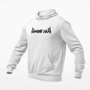 Diamond Head Hoodie, Diamond Head Logo White Hoodie