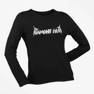 Diamond Head Long Sleeve T-Shirt, Diamond Head Logo Black Long Sleeve T-Shirt