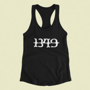 1349 Tank Top, 1349 Band Logo Black Tank Top Shirt, Black Metal Merchandise