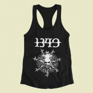 1349 Tank Top, 1349 Through the Eyes of Stone Black Tank Top Shirt, Black Metal Merchandise