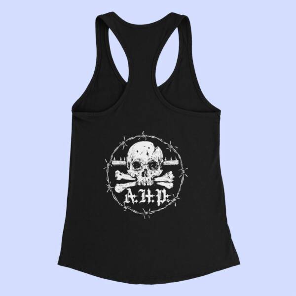 AHP Tank Top, AHP Forakt Hat Og Død Black Tank Top Shirt, Black Metal Merchandise