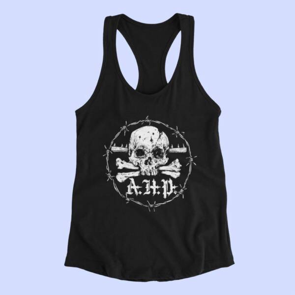 AHP Tank Top, AHP Forakt Hat Og Død Black Tank Top Shirt, Black Metal Merchandise