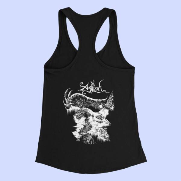 Agalloch Front Tank Top, Agalloch Band Logo Black Tank Top Shirt, Doom Metal Merchandise