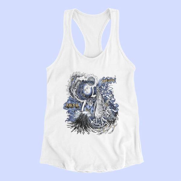 Ahab Tank Top, Ahab The Giant White Tank Top Shirt, Doom Metal Merchandise