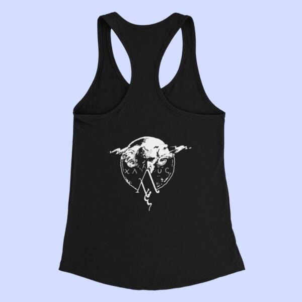 Akhlys Tank Top, Akhlys Band Logo Black Tank Top Shirt, Black Metal Merchandise