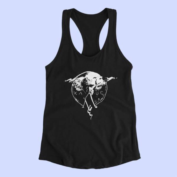 Akhlys Tank Top, Akhlys Band Logo Black Tank Top Shirt, Black Metal Merchandise