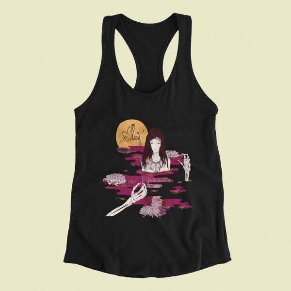 Alcest Tank Top, Alcest Kodama Black Tank Top Shirt, Black Metal Merchandise