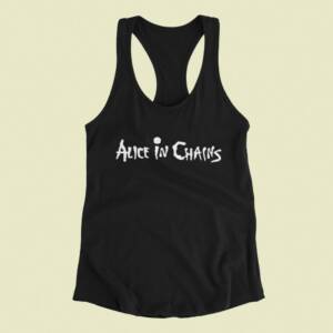 Alice In Chains Tank Top, Alice In Chains Band Logo Black Tank Top Shirt, Heavy Metal Merchandise