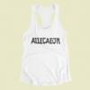 Allegaeon Tank Top, Allegaeon Band Logo White Tank Top Shirt