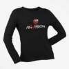 AnVision Long Sleeve T-Shirt, AnVision Logo Black Long Sleeve T-Shirt