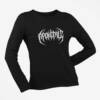 Apokefale Long Sleeve T-Shirt, Apokefale Logo Black Long Sleeve T-Shirt