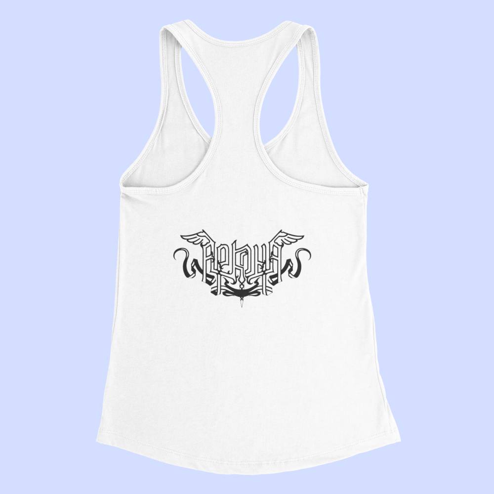 Arkona Tank Top, Arkona Band Logo White Tank Top Shirt, Folk Metal