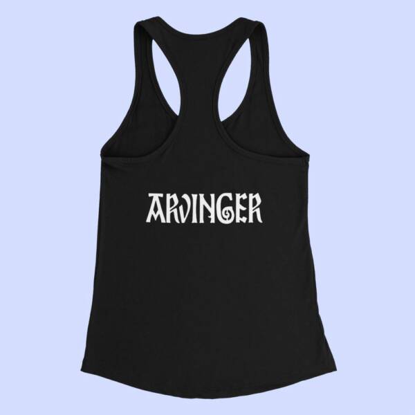 Arvinger Tank Top, Arvinger Band Logo Black Tank Top Shirt, Black Metal Merchandise