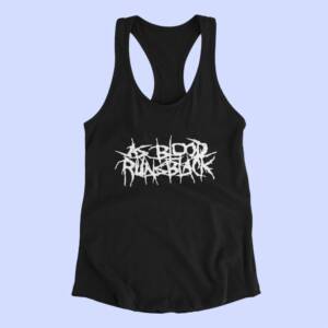 As Blood Runs Black Tank Top, As Blood Runs Black Band Logo Black Tank Top Shirt, Melodic Deathcore Merchandise