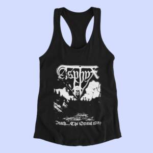 Asphyx Tank Top, Asphyx Death the Brutal Way Black Tank Top Shirt